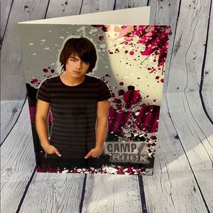 NEW 2008 Disney Camp Rock Joe Jonas Folder | Rare Collectible School Supply